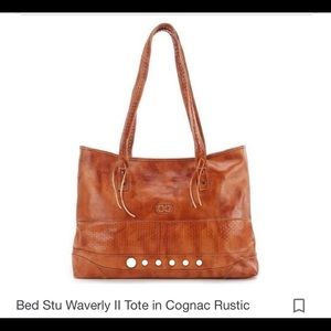 Bed Stu Waverly II Tote in Cognac Rustic